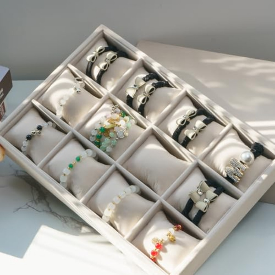 Jewelry Watch Tray, Velvet Wat - Jewelry Box Organizer Watches 评论和价格