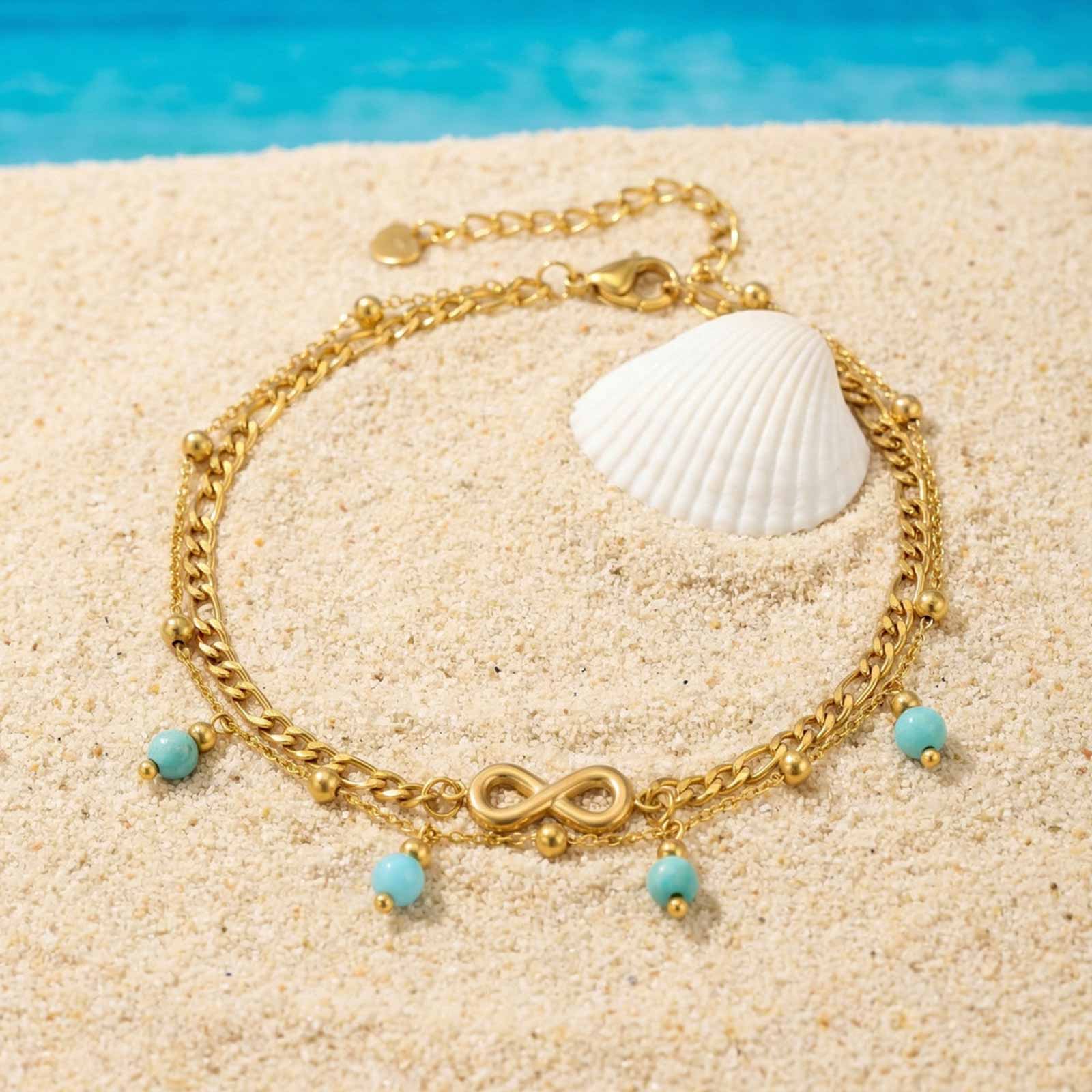 Vnox New Boho Double Layered I - Jc Jewelry & Watches Photos 评论和价格