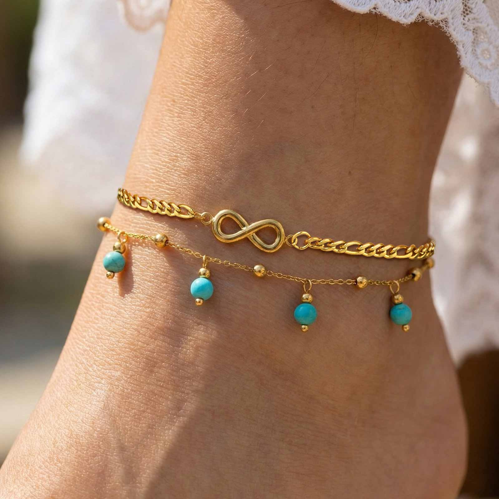 Vnox New Boho Double Layered I - Jc Jewelry & Watches Photos 评论和价格