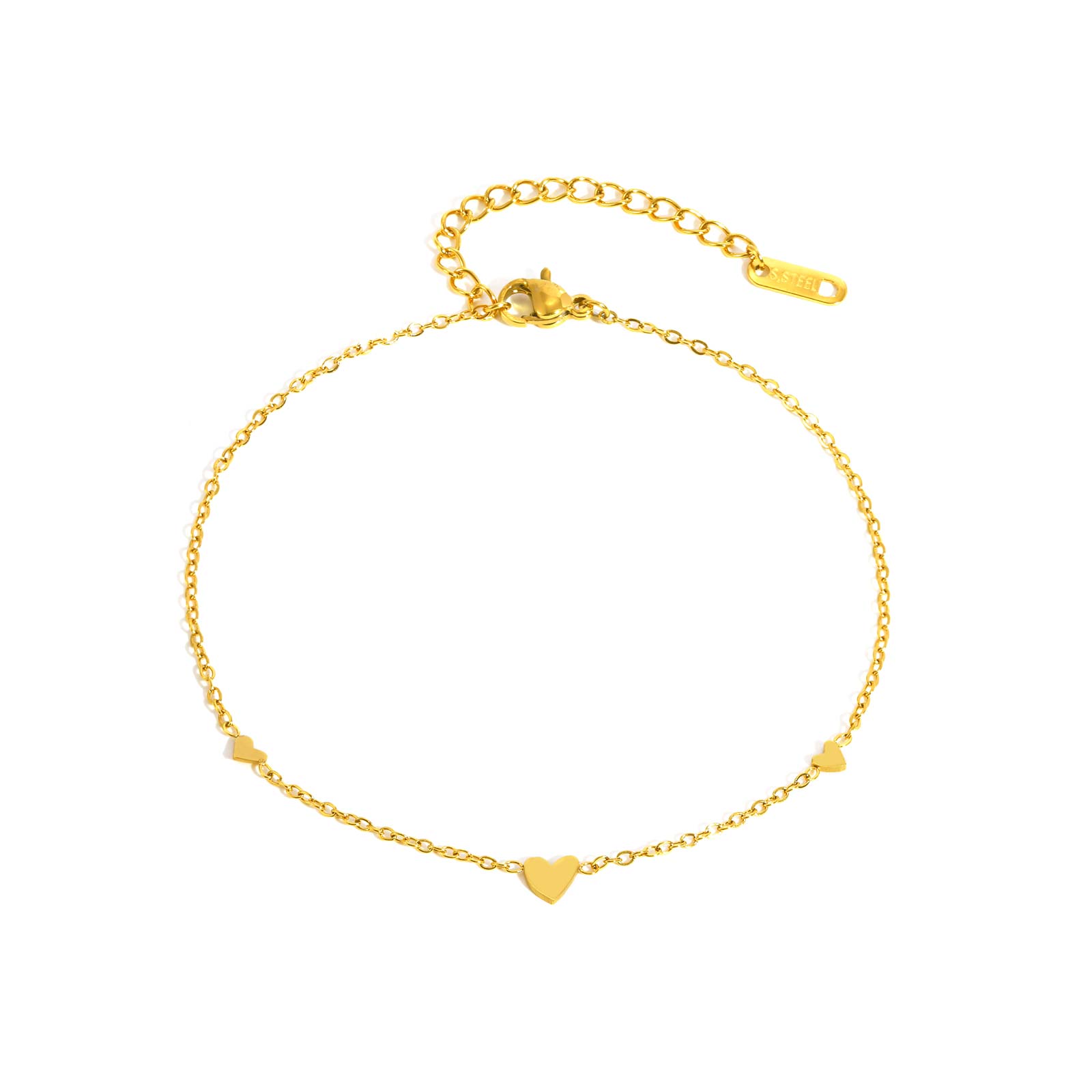 Minimalist Heart-shaped Anklet - Jc Jewelry & Watches Photos 评论和价格