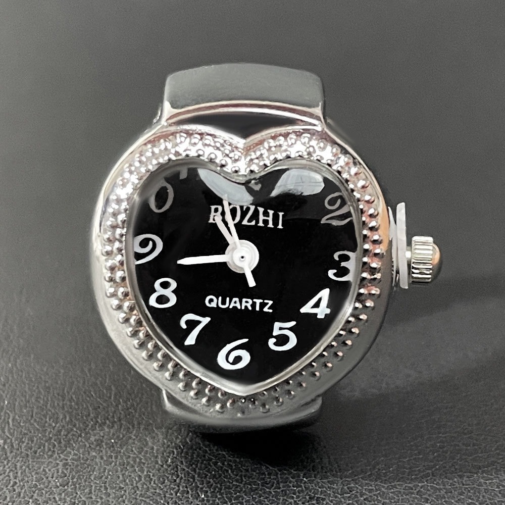 Heart Design Mini Finger Watch - Jewelry Watches For Men 评论和价格