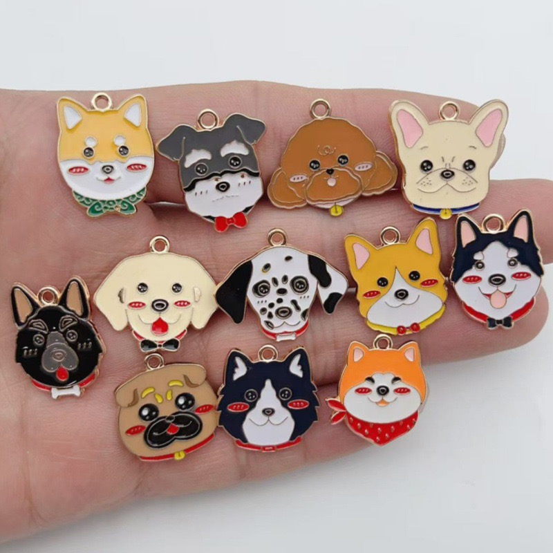12pcs cartoon pet spotted dog  - Jewelry & Watches Spółka Z Ograniczoną Odpowiedzialnością Sp Z Oo 评论和价格