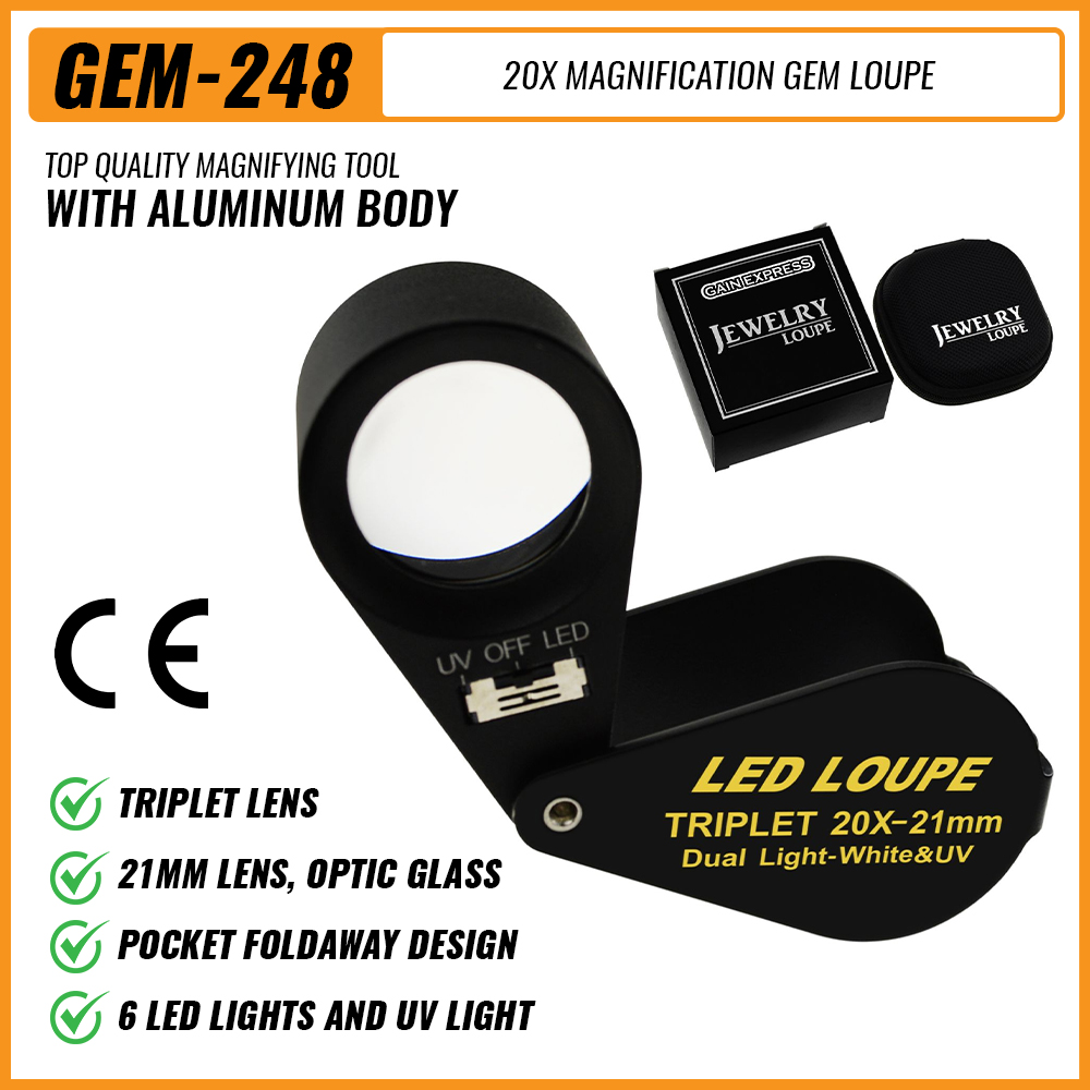 20x Jewelry Loupe 21mm Dual Li - Collectors Coins Jewelry & Watches Of Smithtown Reviews 评论和价格