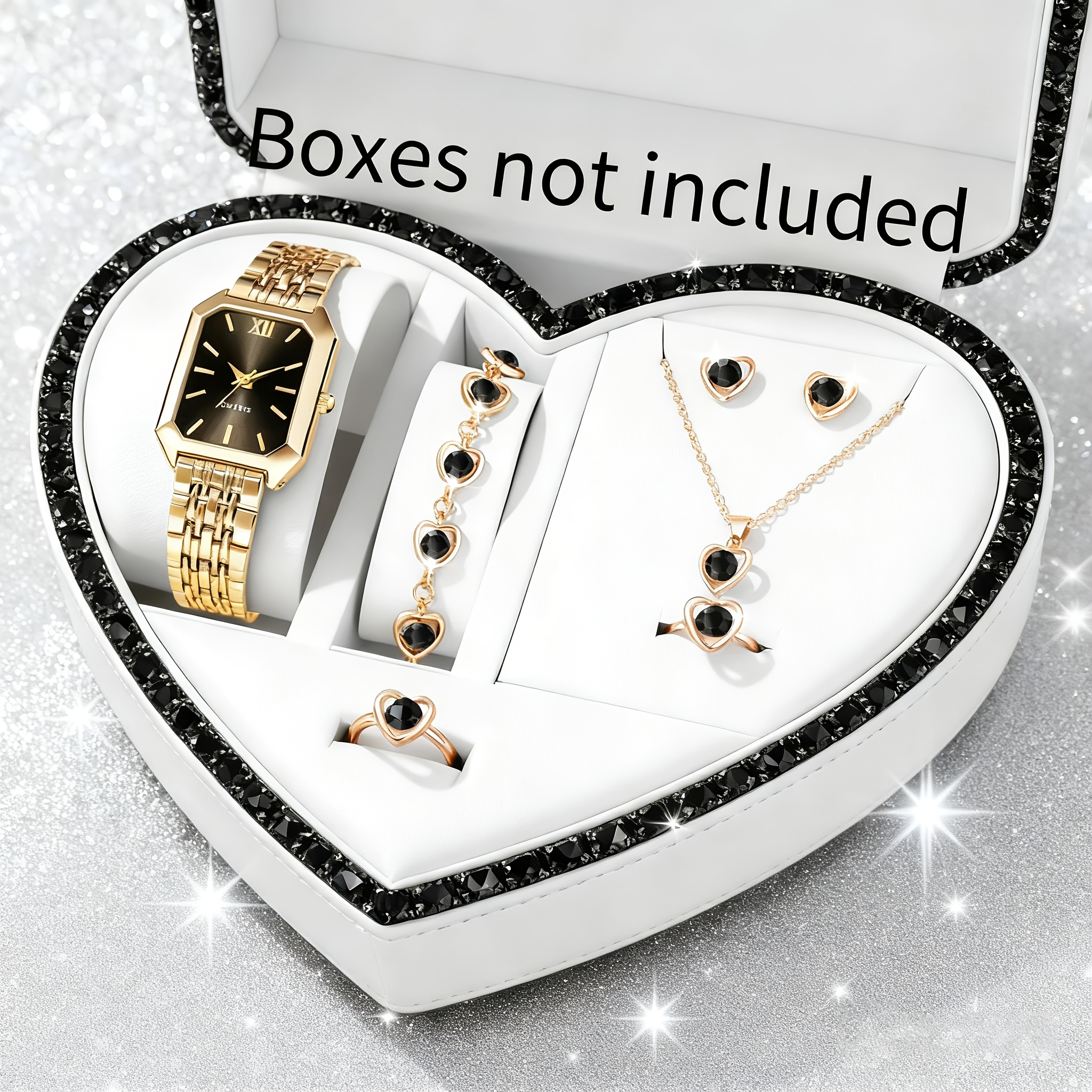 6PCS Elegant Rectangle Women Q - Jewelry Watch Making 评论和价格