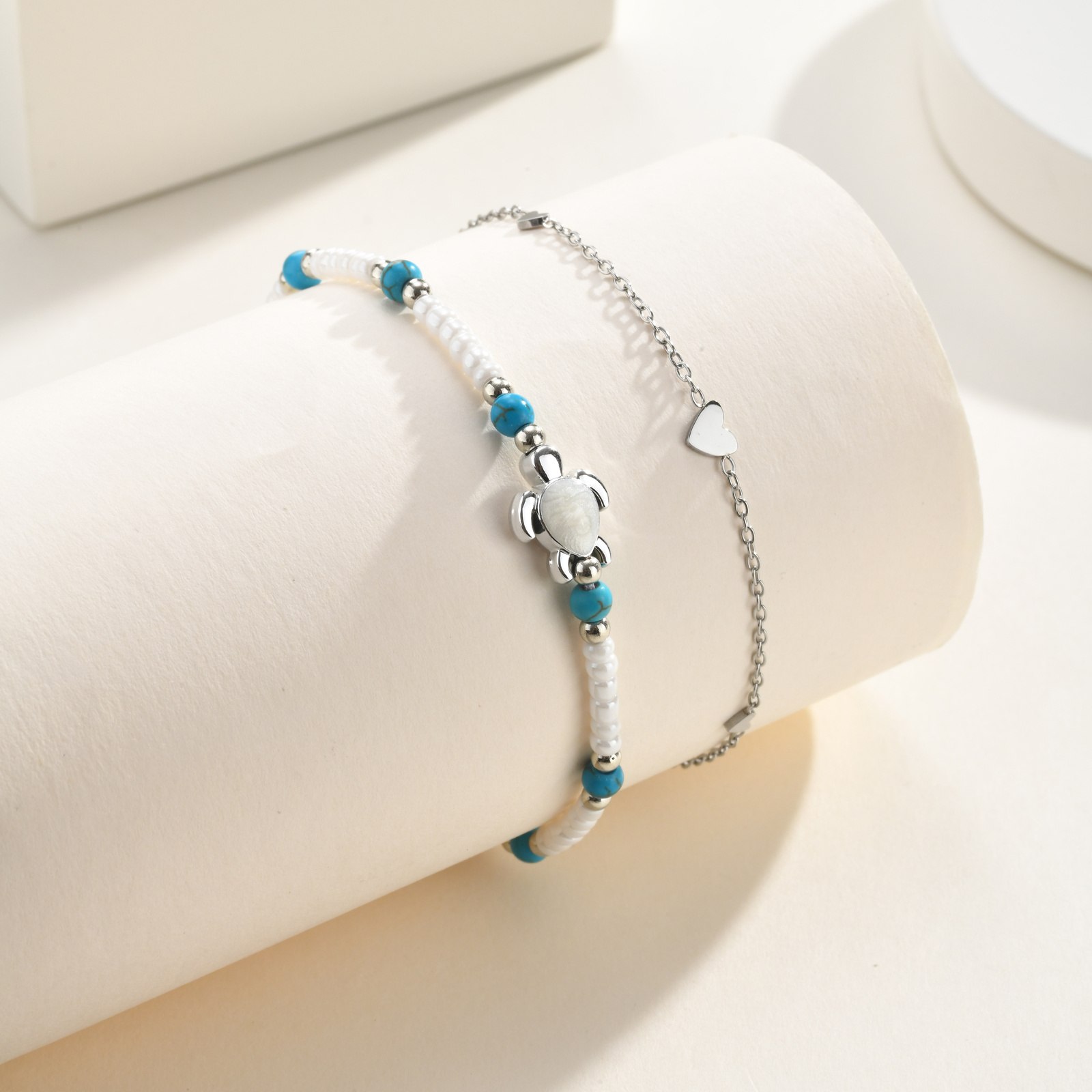 Heart Anklet Set for Women Sta - Jc Jewelry & Watches Photos 评论和价格