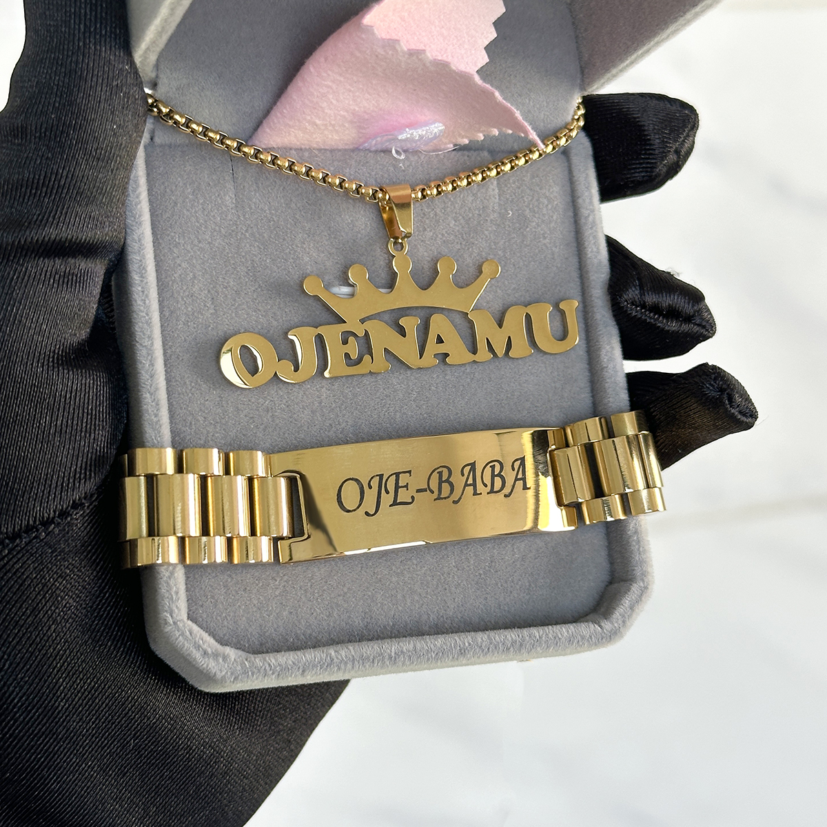 New Customized Name Necklace B - Jewelry Watches For Men 评论和价格