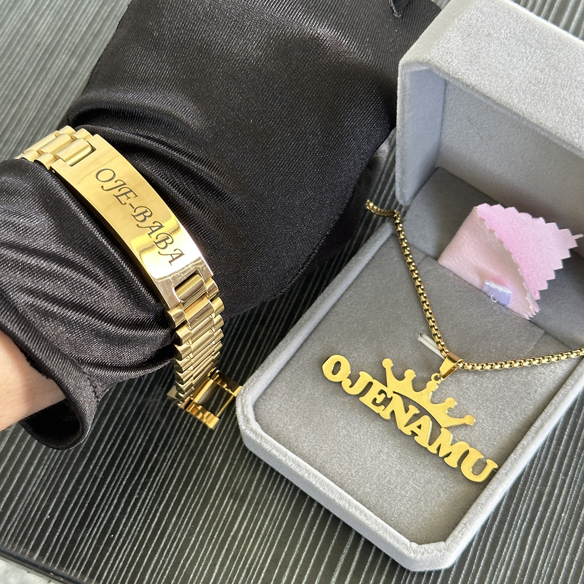 New Customized Name Necklace B - Jewelry Watches For Men 评论和价格