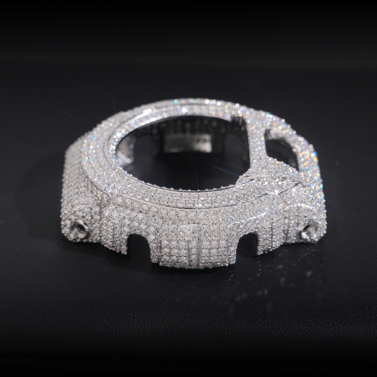 Bling Hip Hop Watch Case: Iced - Jewelry Watches For Men 评论和价格