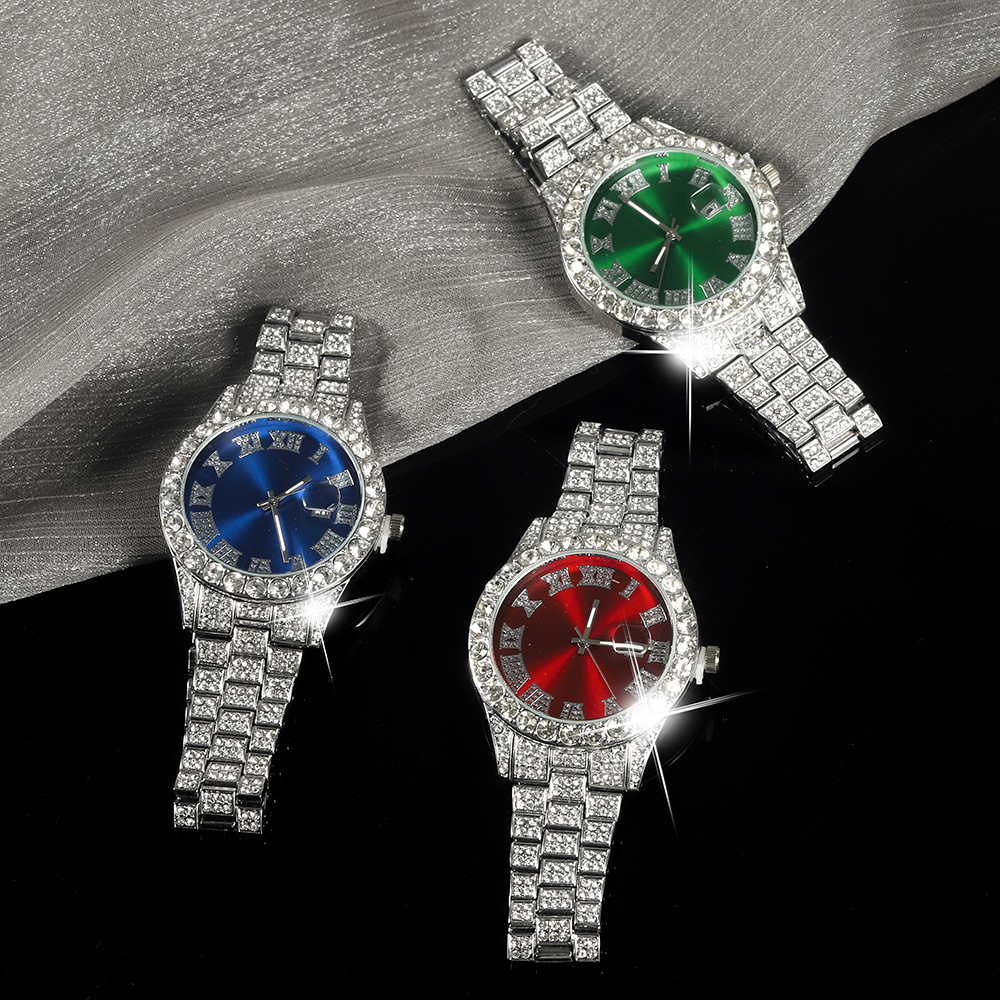 New Punk Men Watch Iced Out Di - Jewelry Watches For Men 评论和价格