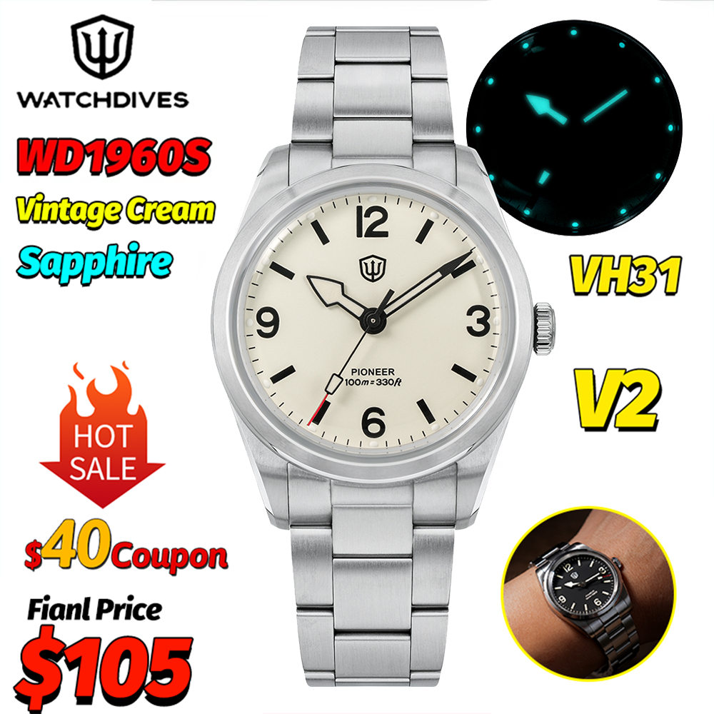 Watchdives WD1960S V2 Vintage  - Vintage Pocket Watch 评论和价格