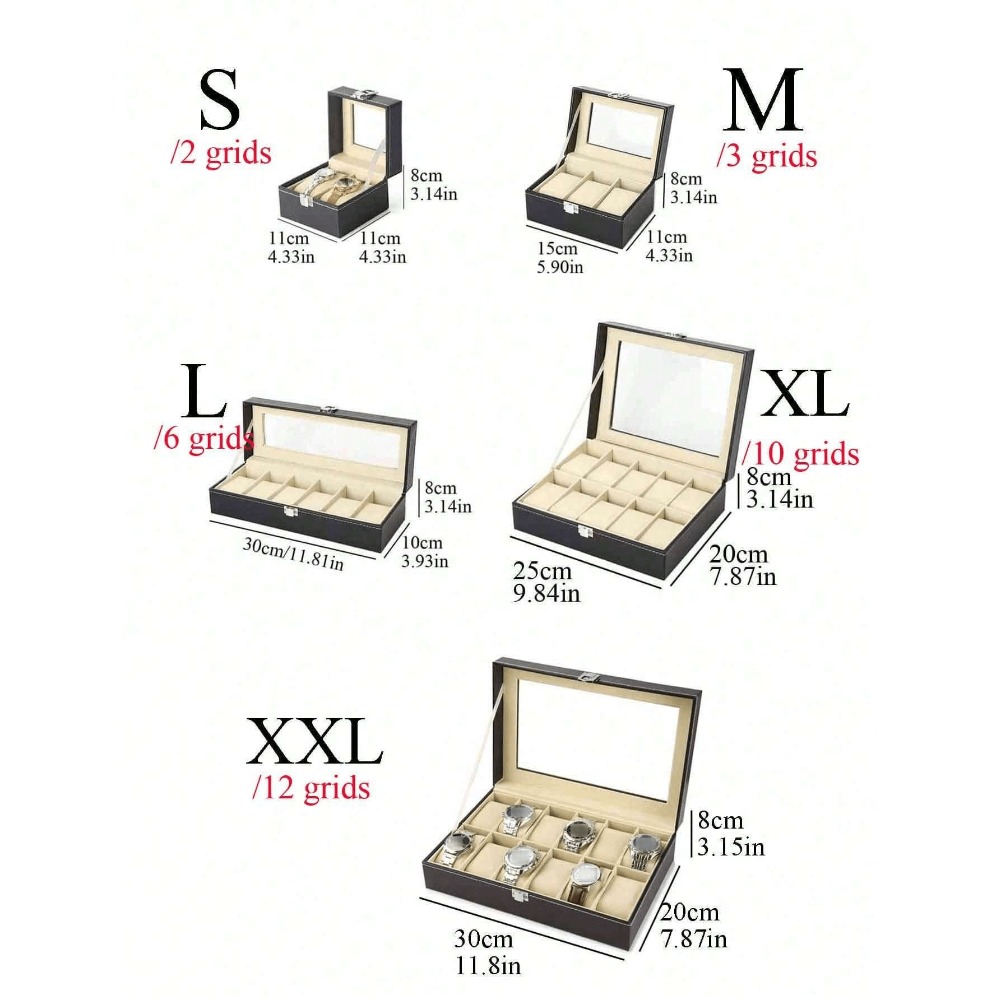 1pc Big Capacity Leather Watch - Jewelry Watches For Men 评论和价格