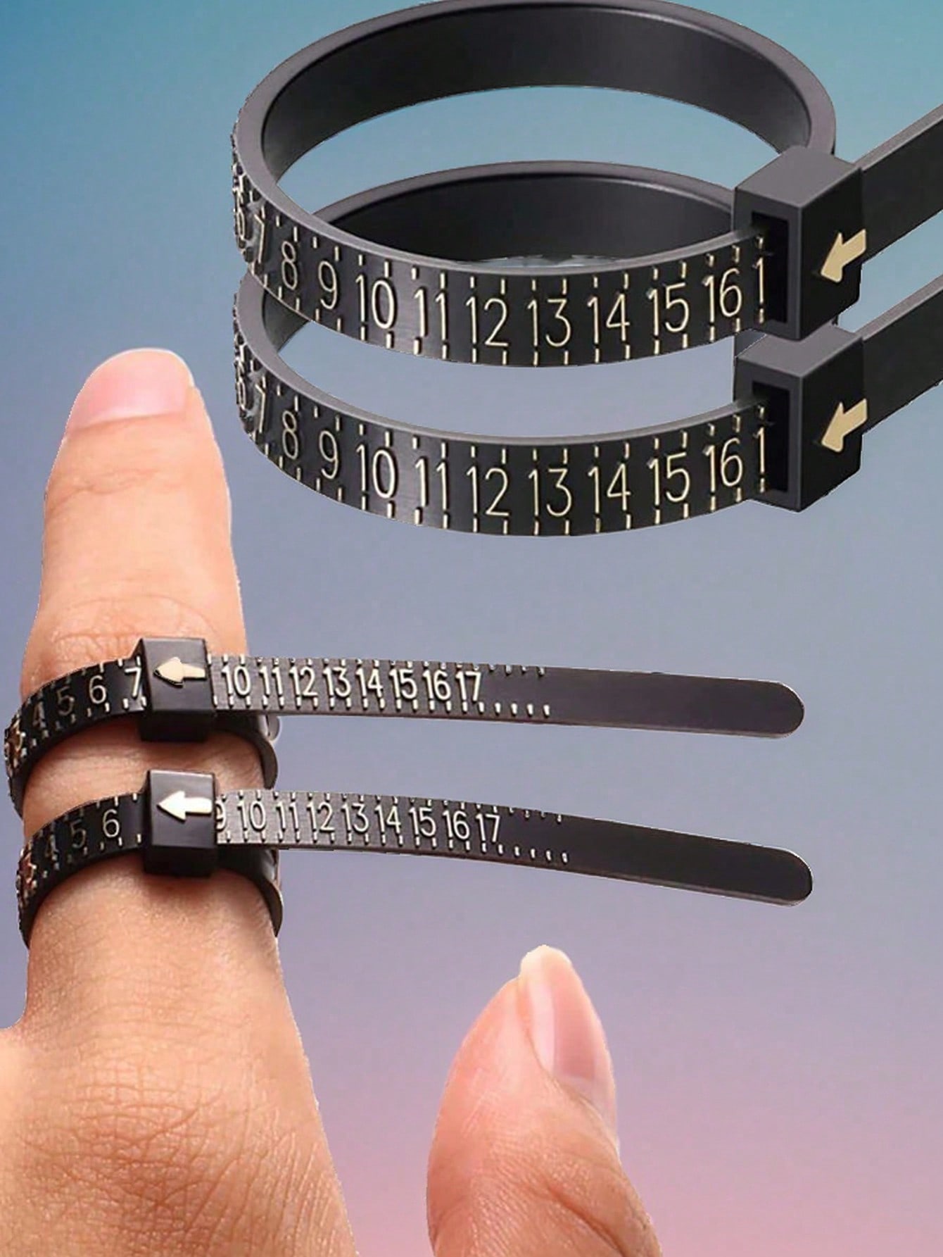 Ring Sizer Measuring Tape Tool - Jewelry & Watches Spółka Z Ograniczoną Odpowiedzialnością Sp Z Oo 评论和价格